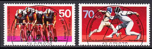 BERLIN 1978 Michel-Nummer 567-568 gestempelt SATZ(2) EINZELMARKEN (f)
