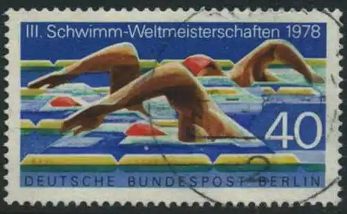 BERLIN 1978 Michel-Nummer 571 gestempelt EINZELMARKE (c)