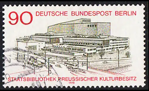 BERLIN 1978 Michel-Nummer 577 gestempelt EINZELMARKE (b)