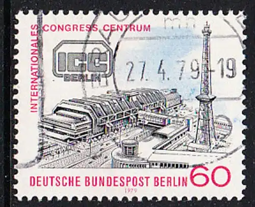 BERLIN 1979 Michel-Nummer 591 gestempelt EINZELMARKE (b)