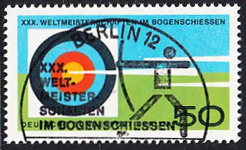 BERLIN 1979 Michel-Nummer 599 gestempelt EINZELMARKE (d)