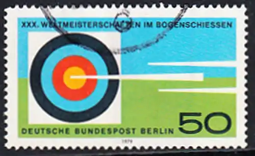 BERLIN 1979 Michel-Nummer 599 gestempelt EINZELMARKE (a)