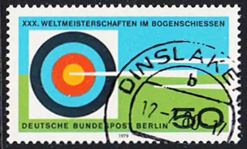 BERLIN 1979 Michel-Nummer 599 gestempelt EINZELMARKE (e)