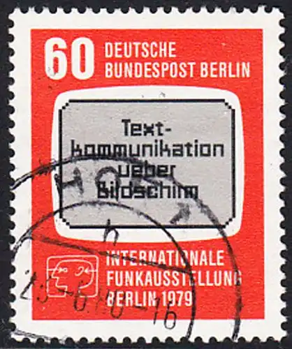BERLIN 1979 Michel-Nummer 600 gestempelt EINZELMARKE (c)