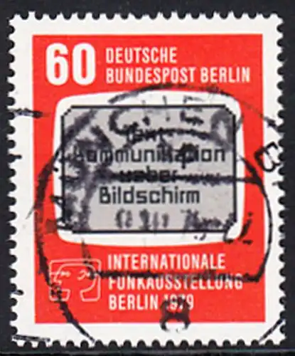BERLIN 1979 Michel-Nummer 600 gestempelt EINZELMARKE (b)
