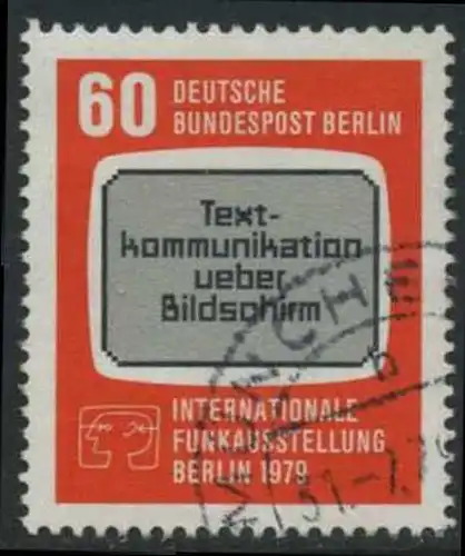 BERLIN 1979 Michel-Nummer 600 gestempelt EINZELMARKE (g)