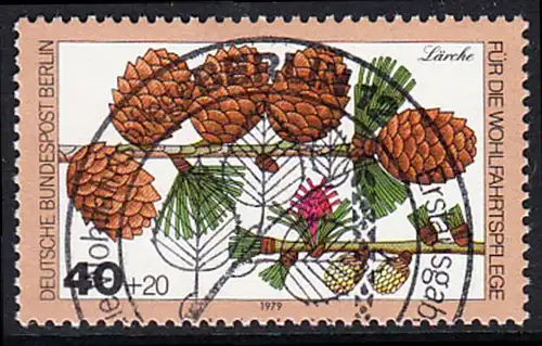 BERLIN 1979 Michel-Nummer 607 gestempelt EINZELMARKE (c)