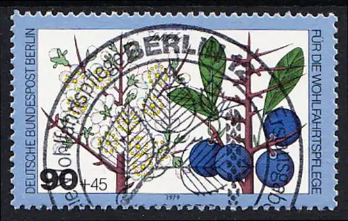 BERLIN 1979 Michel-Nummer 610 gestempelt EINZELMARKE (c)