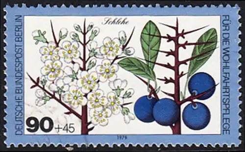 BERLIN 1979 Michel-Nummer 610 gestempelt EINZELMARKE (a)