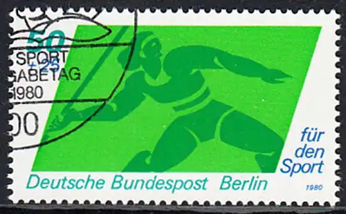 BERLIN 1980 Michel-Nummer 621 gestempelt EINZELMARKE (b)