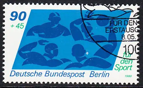 BERLIN 1980 Michel-Nummer 623 gestempelt EINZELMARKE (c)