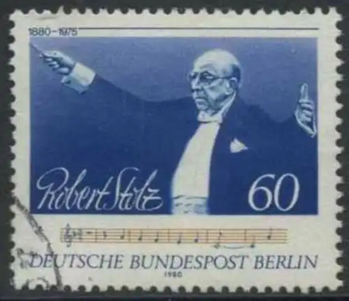 BERLIN 1980 Michel-Nummer 627 gestempelt EINZELMARKE (a)