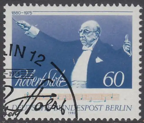 BERLIN 1980 Michel-Nummer 627 gestempelt EINZELMARKE (d)