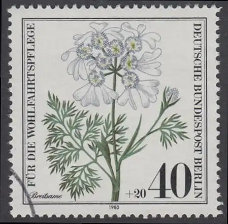 BERLIN 1980 Michel-Nummer 629 gestempelt EINZELMARKE (a)