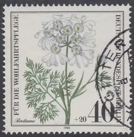 BERLIN 1980 Michel-Nummer 629 gestempelt EINZELMARKE (b)