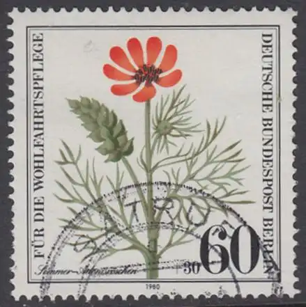 BERLIN 1980 Michel-Nummer 631 gestempelt EINZELMARKE (b)