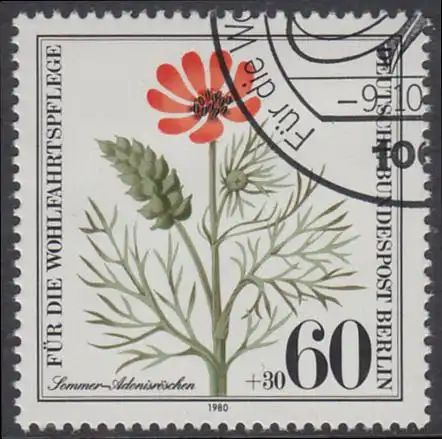 BERLIN 1980 Michel-Nummer 631 gestempelt EINZELMARKE (e)