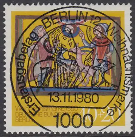 BERLIN 1980 Michel-Nummer 633 gestempelt EINZELMARKE (d)
