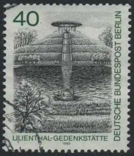 BERLIN 1980 Michel-Nummer 634 gestempelt EINZELMARKE (b)