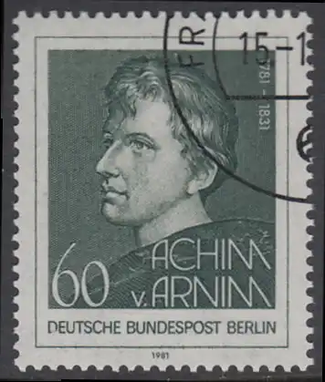 BERLIN 1981 Michel-Nummer 637 gestempelt EINZELMARKE (c)