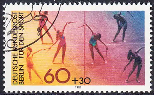 BERLIN 1981 Michel-Nummer 645 gestempelt EINZELMARKE (a)