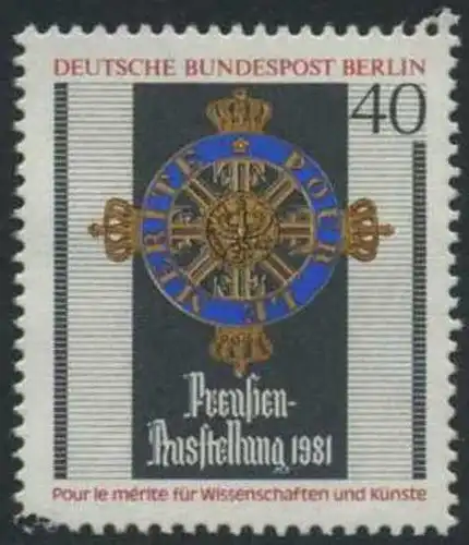 BERLIN 1981 Michel-Nummer 648 gestempelt EINZELMARKE (l)