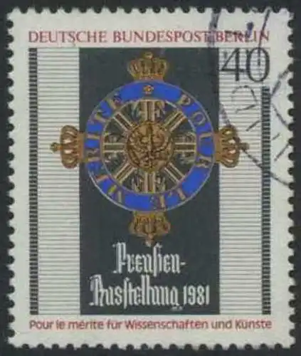 BERLIN 1981 Michel-Nummer 648 gestempelt EINZELMARKE (b)