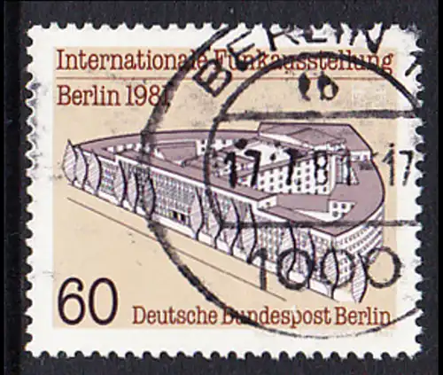 BERLIN 1981 Michel-Nummer 649 gestempelt EINZELMARKE (a)