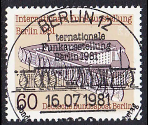 BERLIN 1981 Michel-Nummer 649 gestempelt EINZELMARKE (b)
