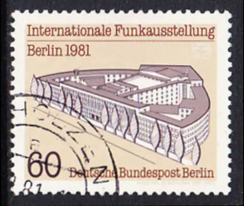 BERLIN 1981 Michel-Nummer 649 gestempelt EINZELMARKE (c)