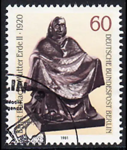 BERLIN 1981 Michel-Nummer 656 gestempelt EINZELMARKE (a)