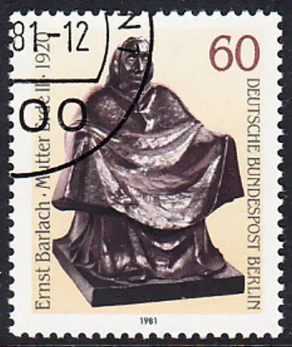 BERLIN 1981 Michel-Nummer 656 gestempelt EINZELMARKE (c)
