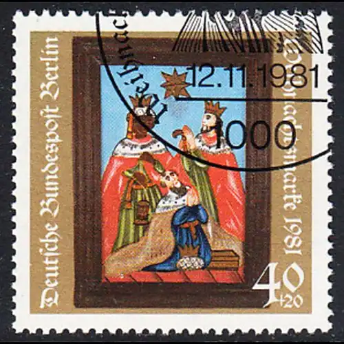 BERLIN 1981 Michel-Nummer 658 gestempelt EINZELMARKE (e)