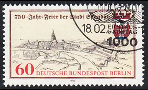 BERLIN 1982 Michel-Nummer 659 gestempelt EINZELMARKE (c)