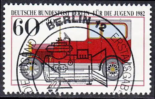 BERLIN 1982 Michel-Nummer 662 gestempelt EINZELMARKE (d)