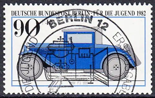 BERLIN 1982 Michel-Nummer 663 gestempelt EINZELMARKE (a)