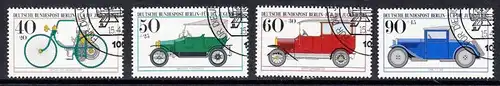 BERLIN 1982 Michel-Nummer 660-663 gestempelt SATZ(4) EINZELMARKEN (a)