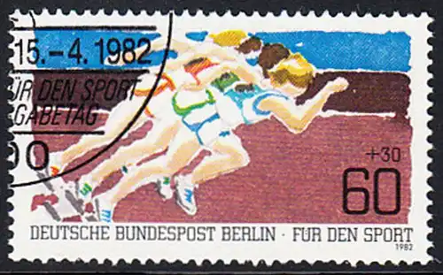 BERLIN 1982 Michel-Nummer 664 gestempelt EINZELMARKE (a)