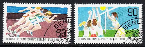 BERLIN 1982 Michel-Nummer 664-665 gestempelt SATZ(2) EINZELMARKEN (b)