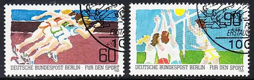 BERLIN 1982 Michel-Nummer 664-665 gestempelt SATZ(2) EINZELMARKEN (c)