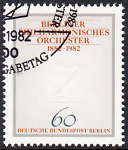 BERLIN 1982 Michel-Nummer 666 gestempelt EINZELMARKE (g)