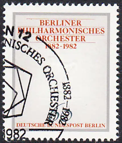 BERLIN 1982 Michel-Nummer 666 gestempelt EINZELMARKE (e)