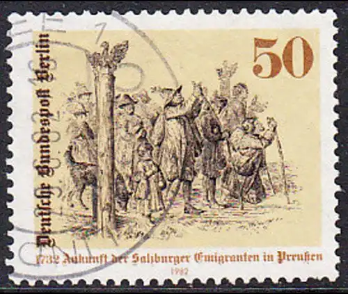 BERLIN 1982 Michel-Nummer 667 gestempelt EINZELMARKE (d)