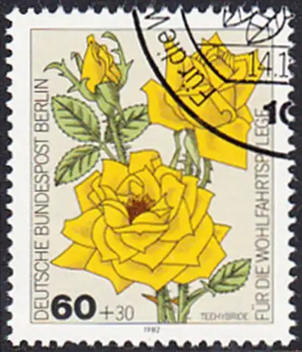 BERLIN 1982 Michel-Nummer 681 gestempelt EINZELMARKE (a)