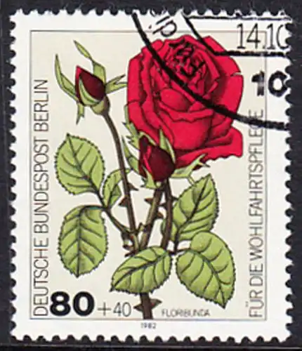 BERLIN 1982 Michel-Nummer 682 gestempelt EINZELMARKE (c)