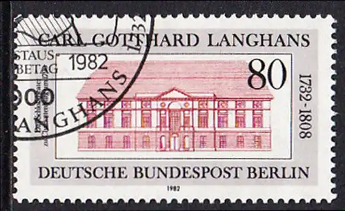BERLIN 1982 Michel-Nummer 684 gestempelt EINZELMARKE (b)