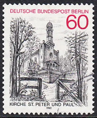 BERLIN 1982 Michel-Nummer 686 gestempelt EINZELMARKE (d)