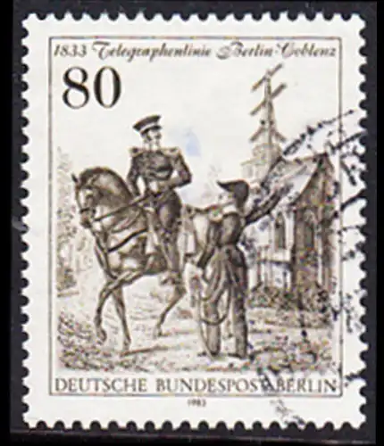BERLIN 1983 Michel-Nummer 693 gestempelt EINZELMARKE (f)