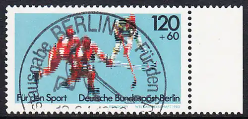 BERLIN 1983 Michel-Nummer 699 gestempelt EINZELMARKE RAND rechts (a)