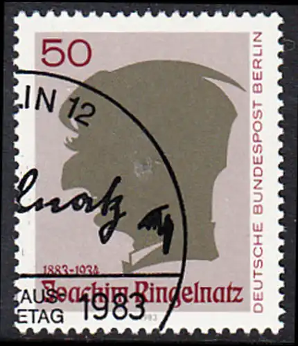 BERLIN 1983 Michel-Nummer 701 gestempelt EINZELMARKE (f)